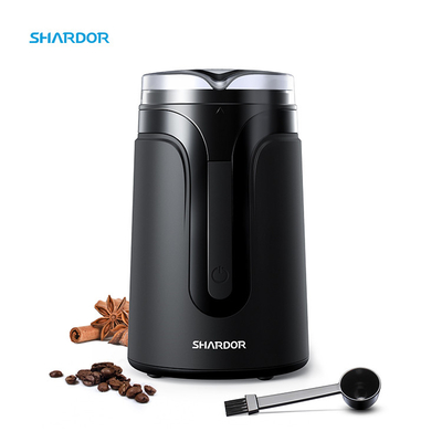 Shardor Small Portable Burr Grinder Elektryczny młynek Spice Czarny wielofunkcyjny