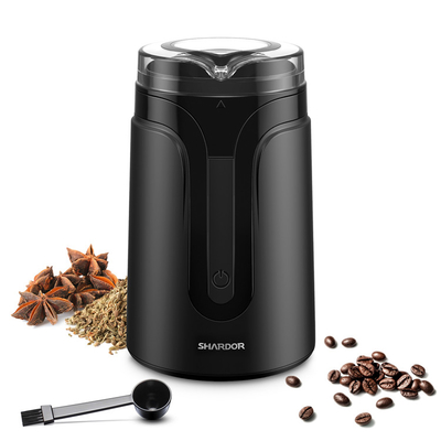 40g Mały automatyczny ekspres do kawy, Mini Spice Bean Matowy czarny młynek do kawy