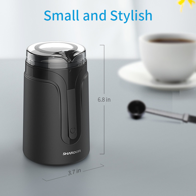 40g Mały automatyczny ekspres do kawy, Mini Spice Bean Matowy czarny młynek do kawy