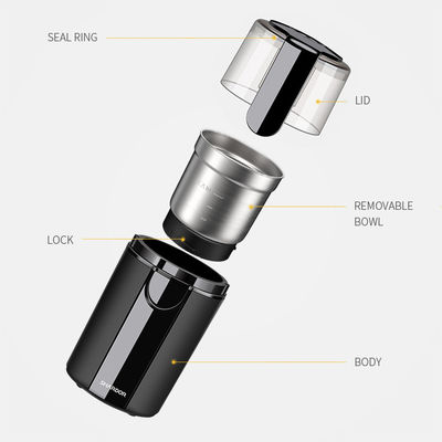 Łatwy w czyszczeniu Odpinany domowy elektryczny młynek do kawy Zdejmowany kubek ze stali nierdzewnej CG628B