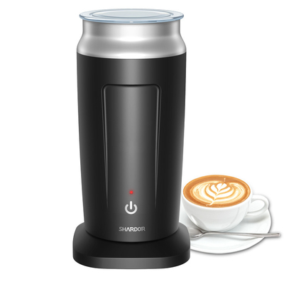 Odłączany elektryczny spieniacz mleka do espresso 3 w 1 na zimną lub gorącą piankę do mleka