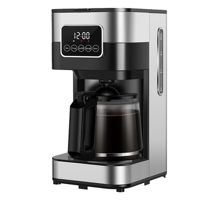 OEM Ekran dotykowy Auto Drip Coffee Machine 10 Programowalny kubek ze szklaną karafką
