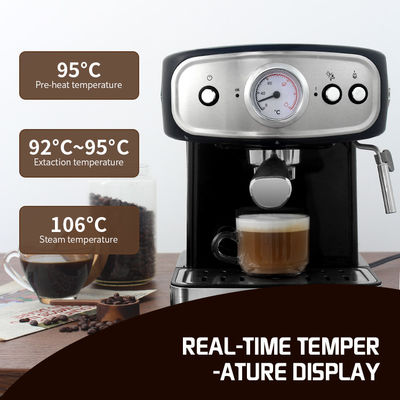 15 Bar Pump 850W Wielofunkcyjny ekspres do kawy Espresso Ręczny elektryczny młynek do kawy