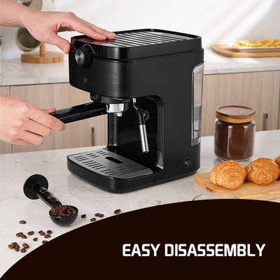 Wielofunkcyjny ekspres do kawy 0,9 l 1300 W Espresso Elektryczny ręczny młynek do żaren