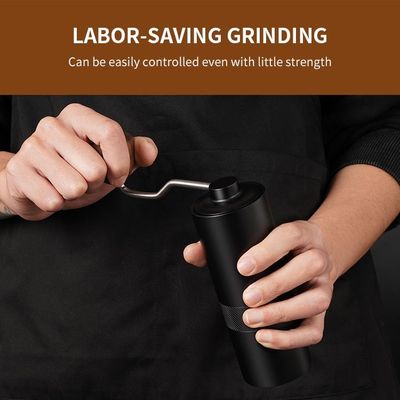 Czarny Espresso Ręczny młynek do kawy Drewniany uchwyt Stożkowy zadzior Ręczny młynek do kawy